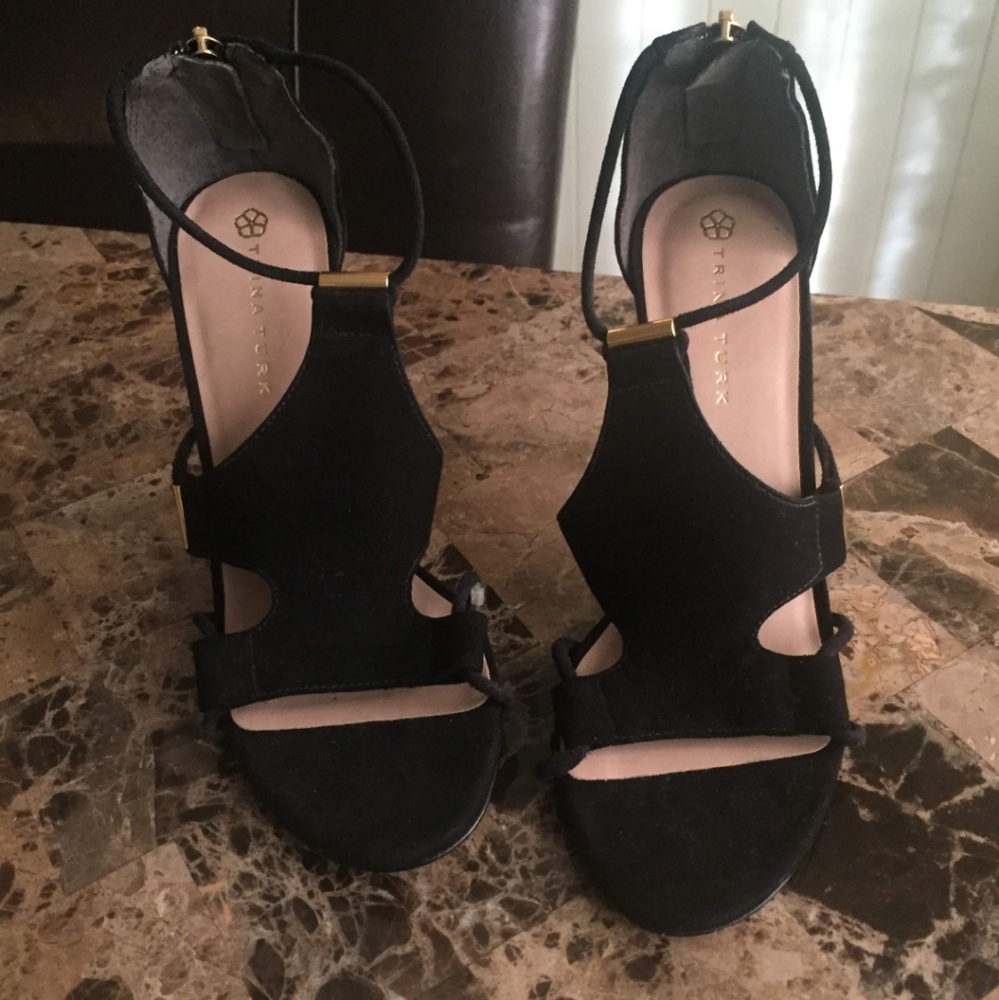 Trina Turk black heels